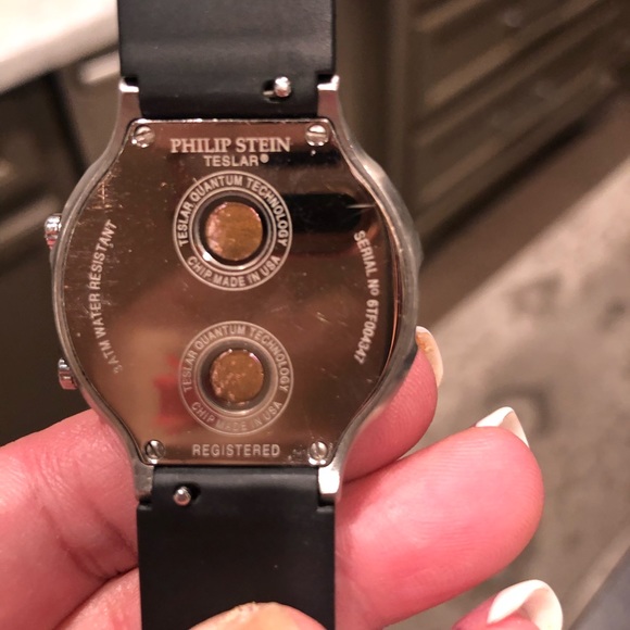 Philip Stein 34mm Diamond Ladies Tesla Watch & Seven Interchangeable Bands, EUC - Picture 4 of 8